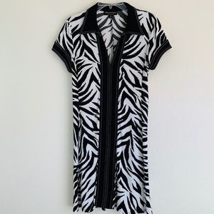 Connected Apparel Nordstrom Zebra Print Dress